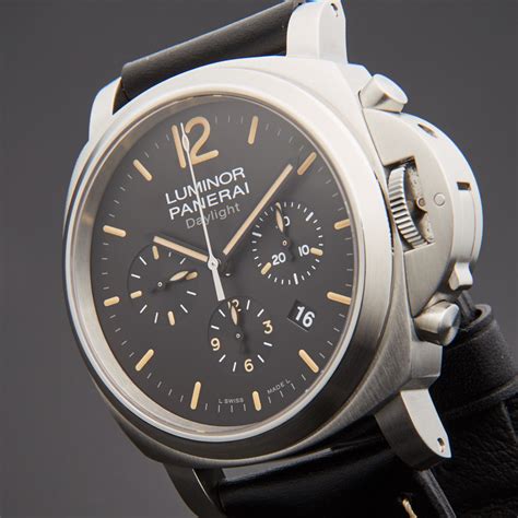 luminor panerai daylight watch price|Panerai daylight chronograph.